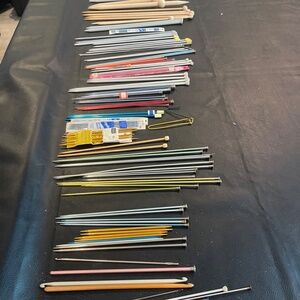Huge lot of KNITTING NEEDLES Over 100+